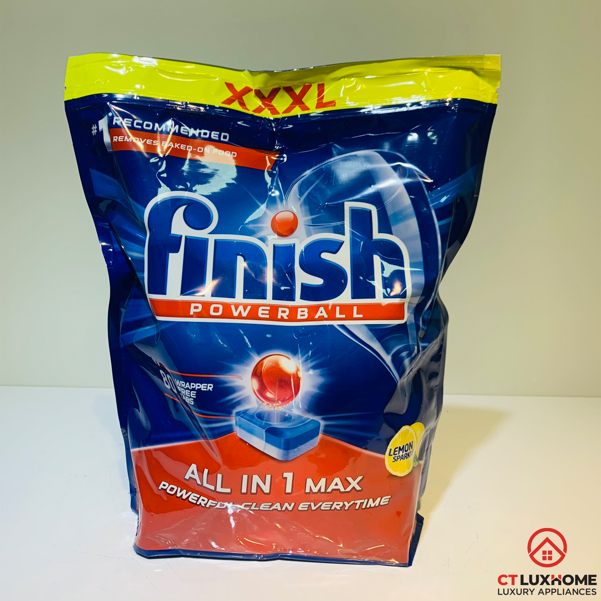 Viên rửa chén bát Finish All In One Max 80 viên