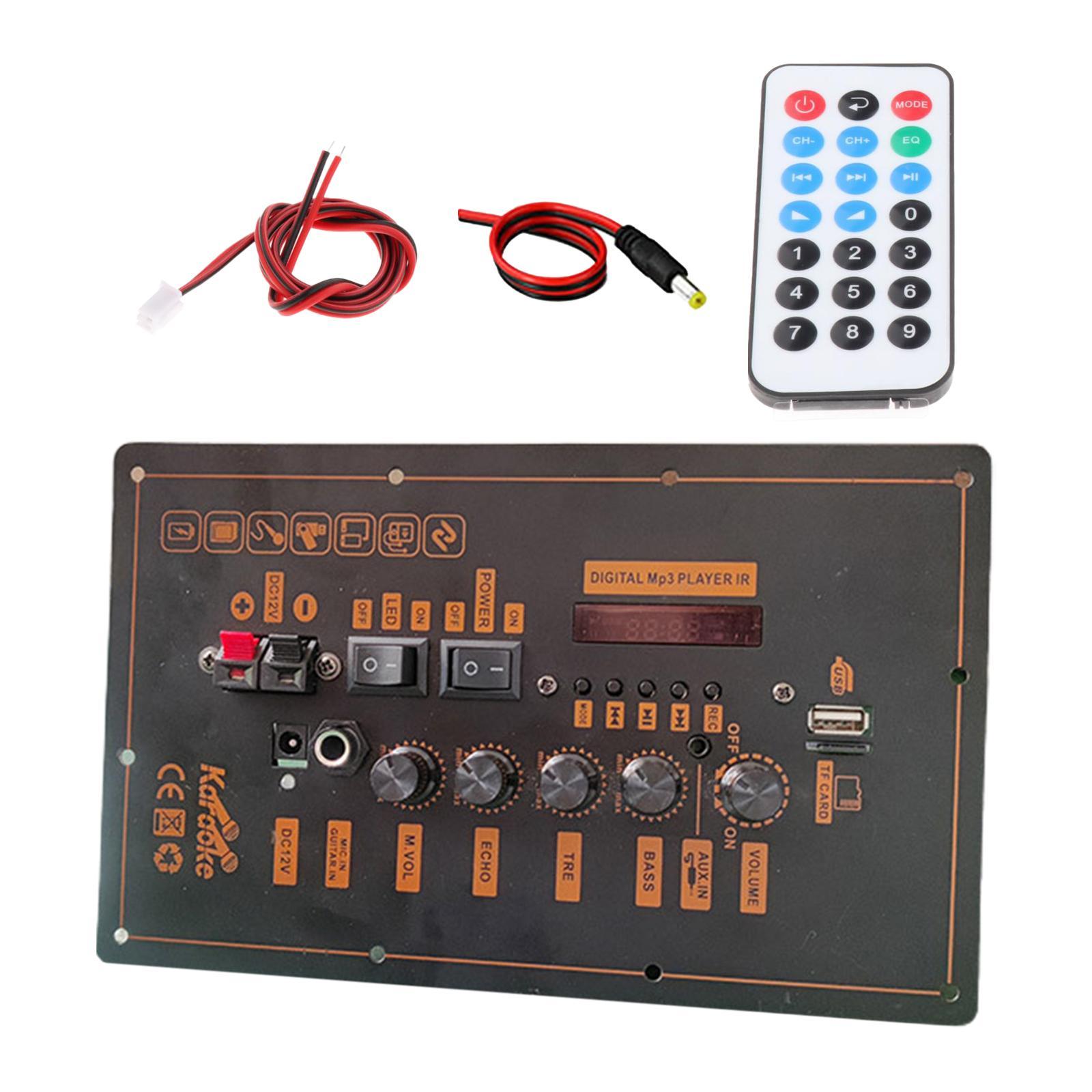 Audio Amplifier Board Dual Channel Support Microphone High Power HiFi Sound 30-120W Power Amplifier Board for Computers Notebooks Home Audio