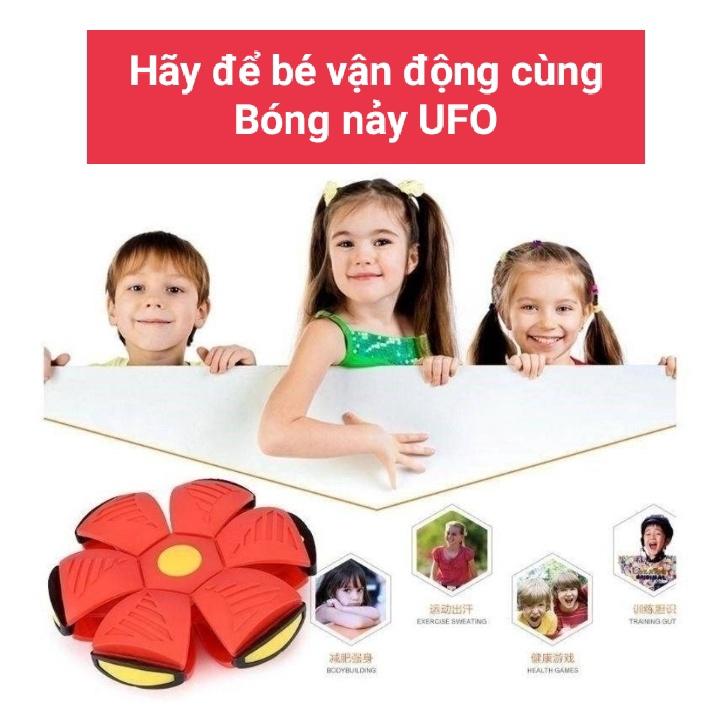 Bóng Biến Hình Đĩa Bay UFO-Bóng biến hình thần kỳ-Đồ chơi vận động ngoài trời-Đồ chơi bóng ném-Loại xịn có đèn Led