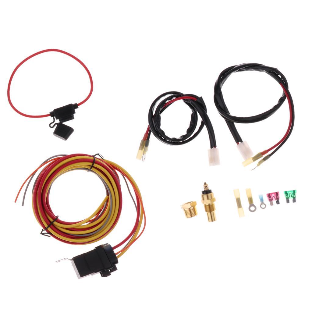 High Quality Electric Cooling Fan Wiring Install 185/165 Thermostat Relay