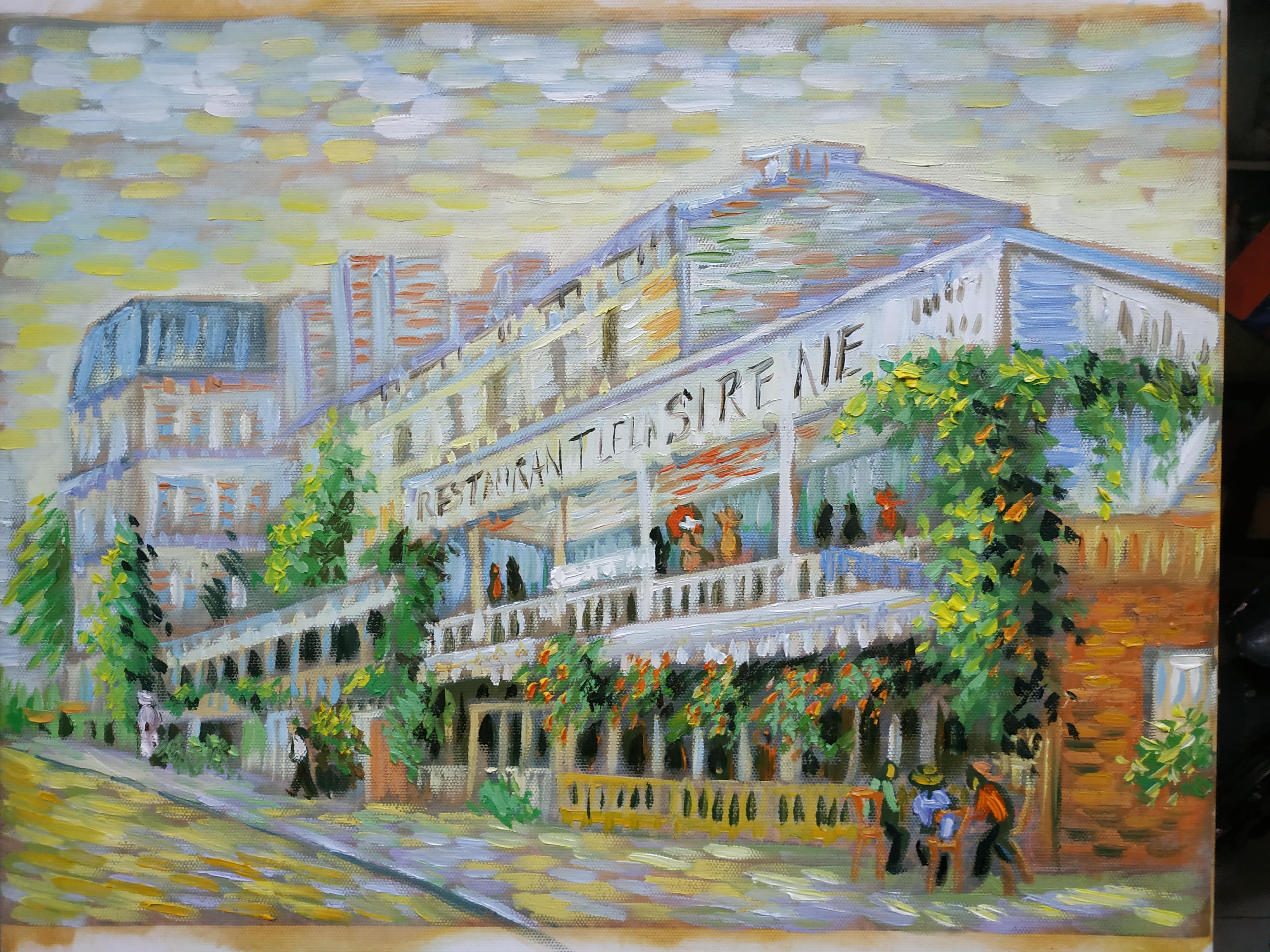 Tranh Sơn Dầu Vẽ Tay 30x40cm - Mùa Hè 1890