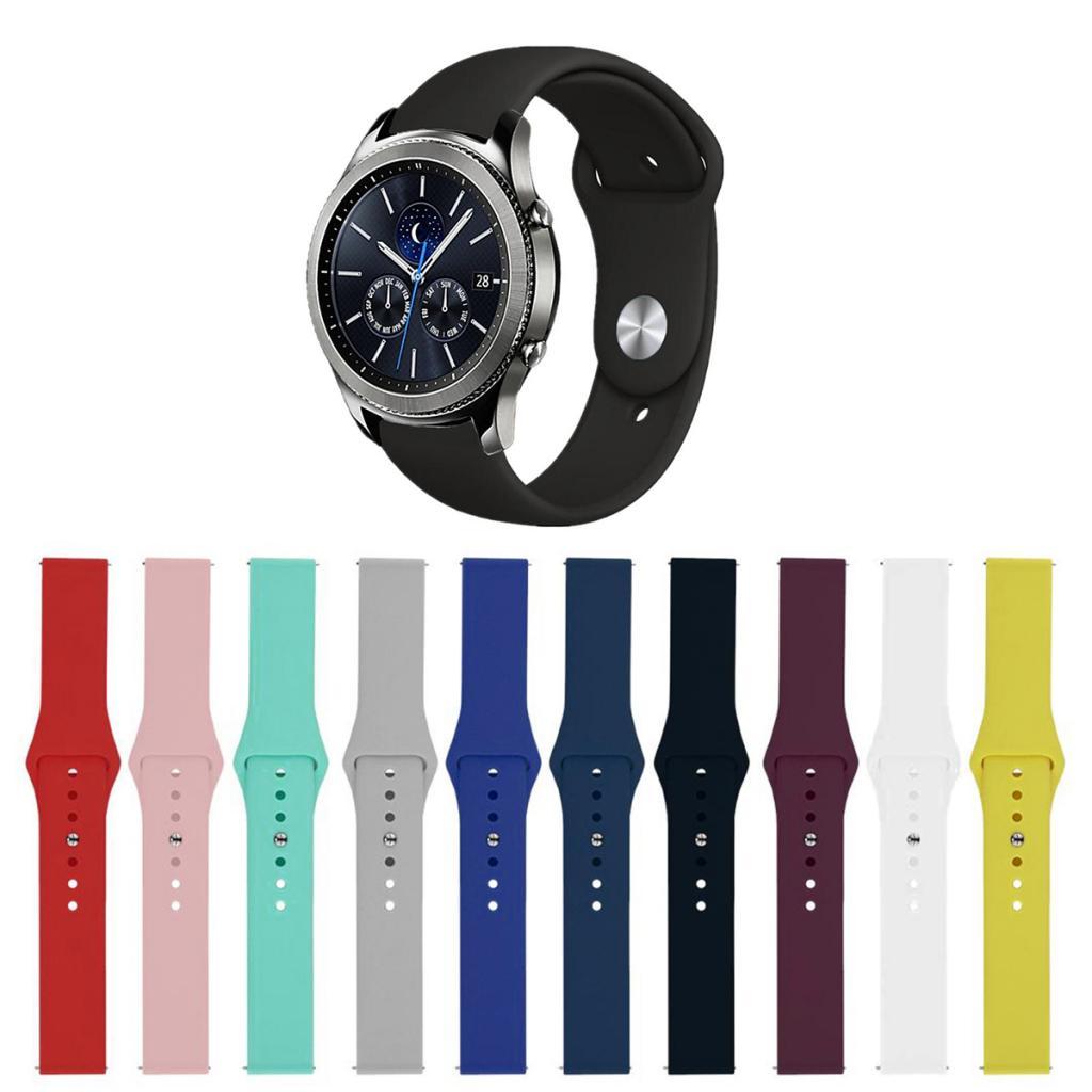 20mm Quick Release Silicone Replaces Watch Band Bracelet Strap