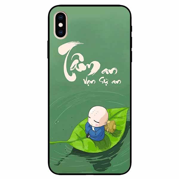 Ốp lưng dành cho Iphone X / Xs mẫu Tâm Chiếc Lá