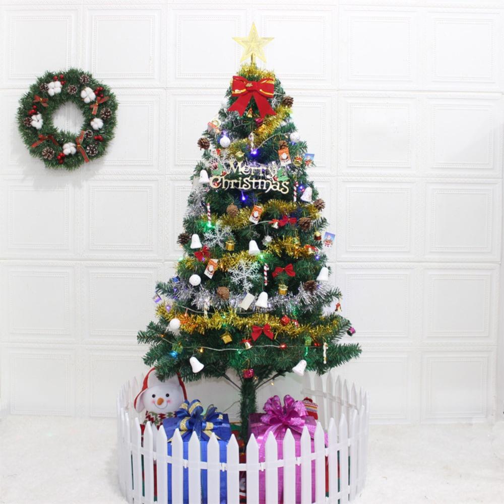 Cây thông noel giáng sinh trang trí nhà cửa,phòng khách, văn phòng tặng kèm đồ trang trí đi kèm nhiều kích thước tán dài