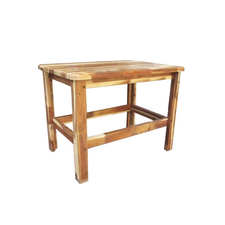 BÀN GỖ CHỮ NHẬT GỖ TRÀM CAO CẤP DÙNG CAFE, QUÁN ĂN - KÍCH THƯỚC 60x40x44.5 CM - GỖ ĐỨC THÀNH