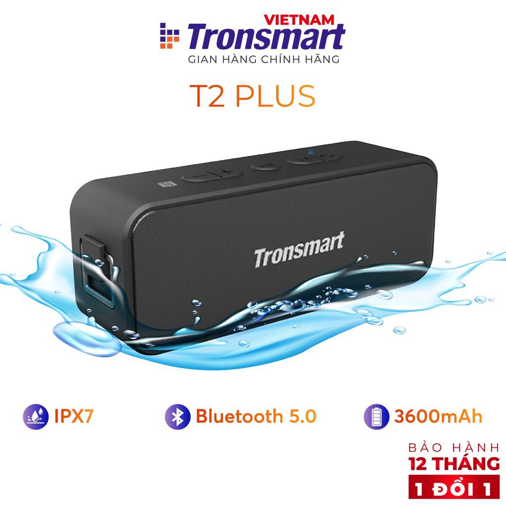 Loa Bluetooth 5.0 Tronsmart Element T2 Plus 20W Âm thanh vòm 360 - Hàng chính hãng - Bảo hành 12 tháng 1 đổi 1