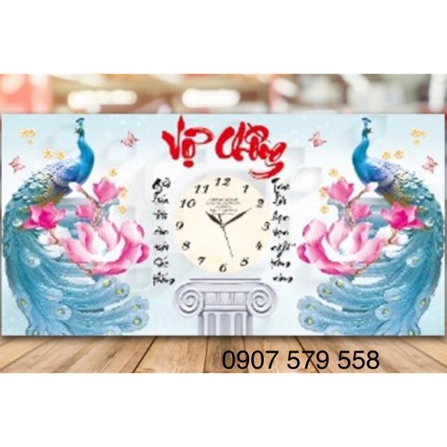 Tranh đồng hồ vợ chồng