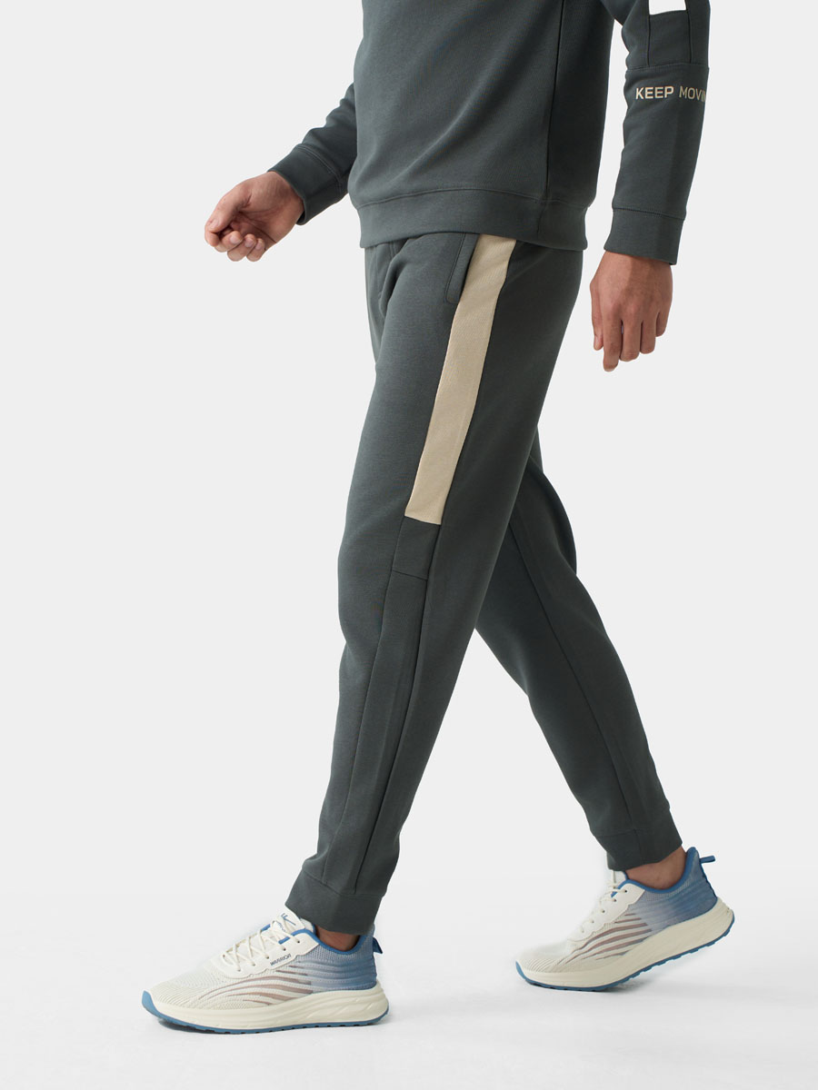 Bộ Nỉ Nam Mùa Đông KEEP-WARM 5S FASHION Chất Nỉ Dày Dặn, Can Phối Trẻ Trung, Khỏe Khoắn (BNI24018)