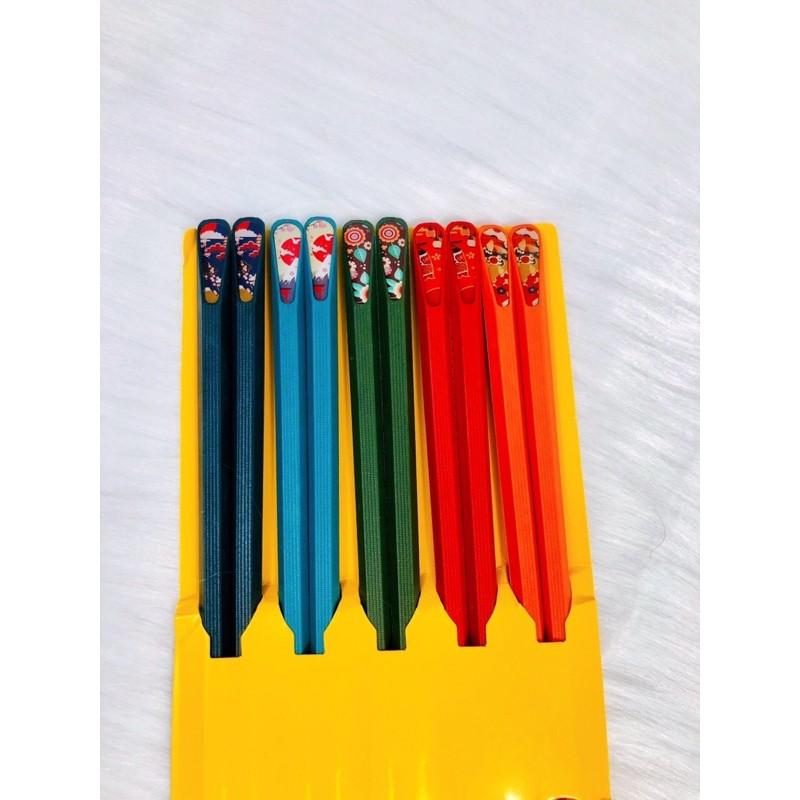 Bộ 5 đôi đũa gia đình dễ thương
