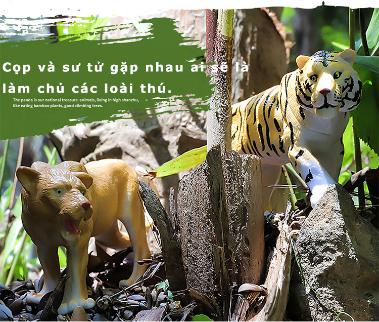 Đồ Chơi Mô Phỏng Các Con Thú Hoang Dã Dành Cho Trẻ Em