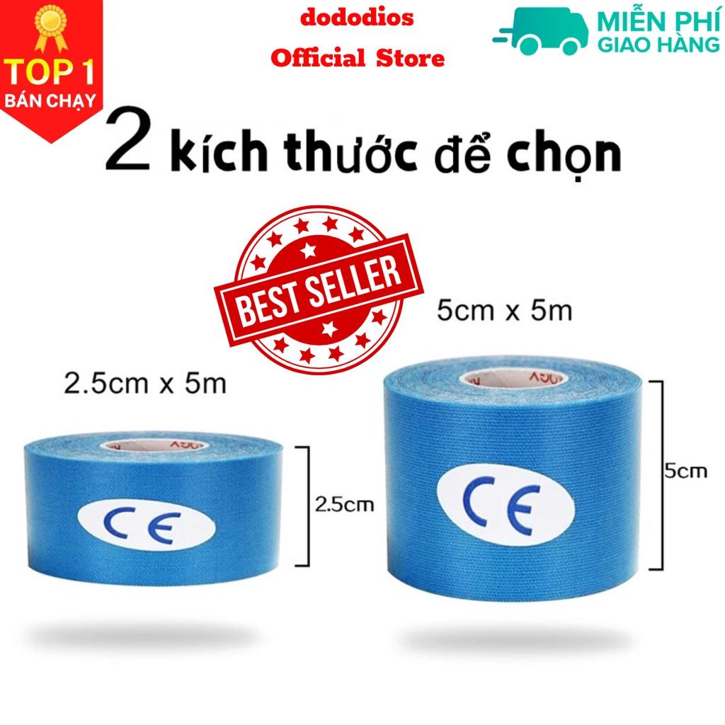 Băng keo thể thao quấn cổ chân giày đá bóng tự dính, băng cuốn bó gối dán cơ thể thao cổ tay ngón tay