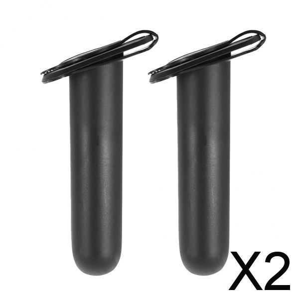 2x2 Pieces Flush Mount Fishing Boat Rod Holder And Cap Cover for Kayak Pole