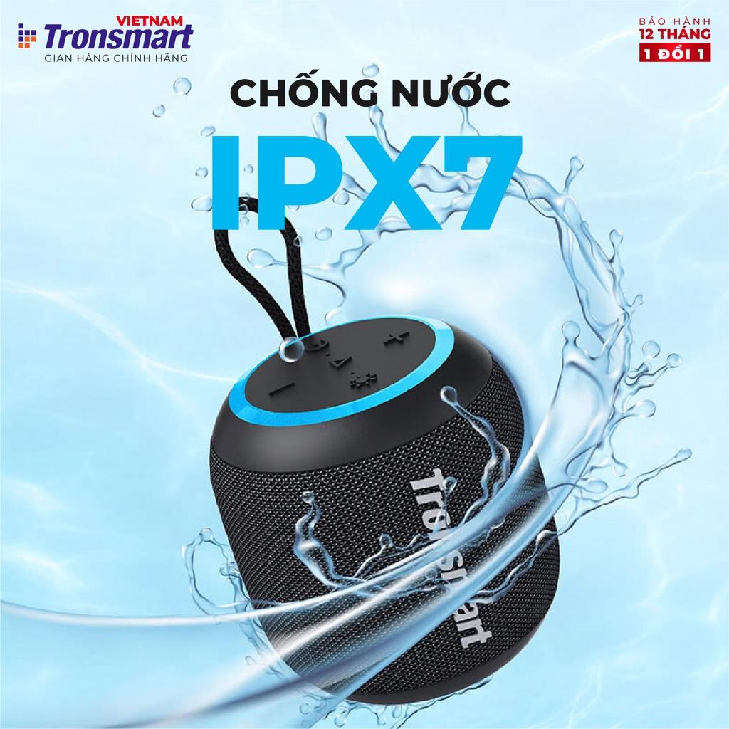 Loa Bluetooth Tronsmart T7 Mini Công suất 15W Âm thanh siêu trâm �Chống nước IPX7 - Hàng Chính Hãng - Bảo Hành 12 Tháng