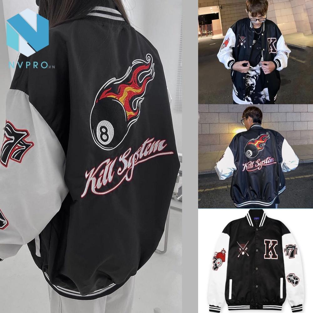 Áo khoác dù dù 2 lớp Unisex TiC087 BOMBER form rộng, chất liệu