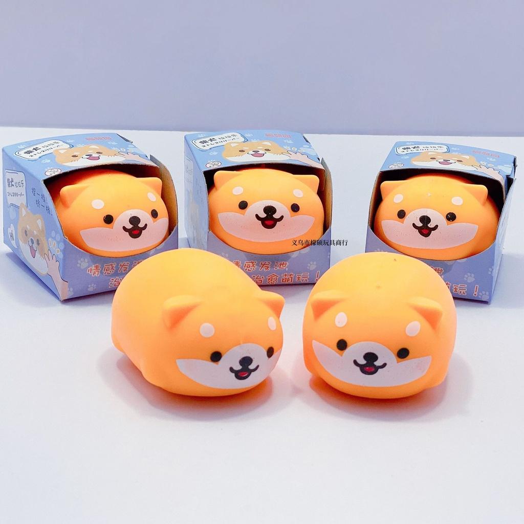 Đồ chơi Squishy Mochi hình CON CHÓ SHIBA mềm mịn dễ thương chân thực giảm stress co dãn đàn hồi ngộ nghĩnh chậm tăng
