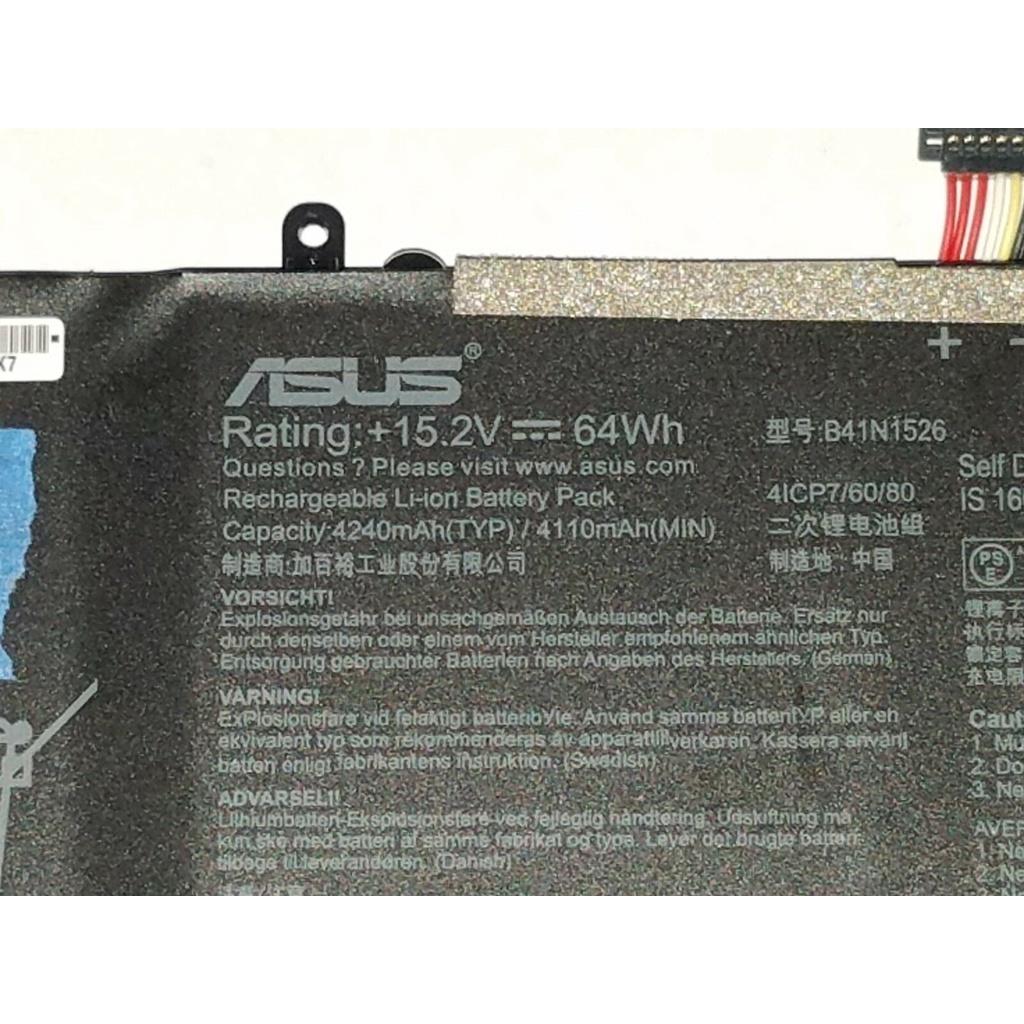 Pin Dùng Cho Laptop Asus B41N1526 B41BN91, ROG Strix GL502V, GL502VT, S5VT6700, GL502, GL502VM (15.2V- 64Wh), 0B200-0194000