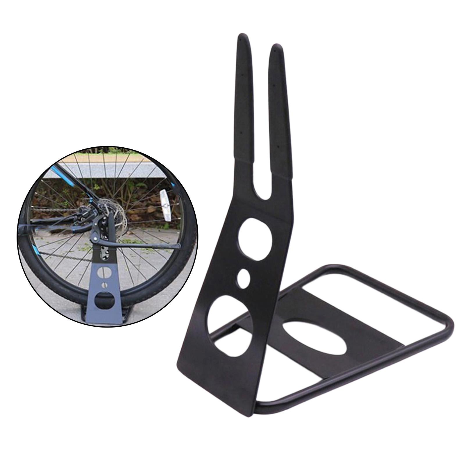 Bike Parking Rack Hub Mounted Sturdy Floor Stand Holder Repair Rack
