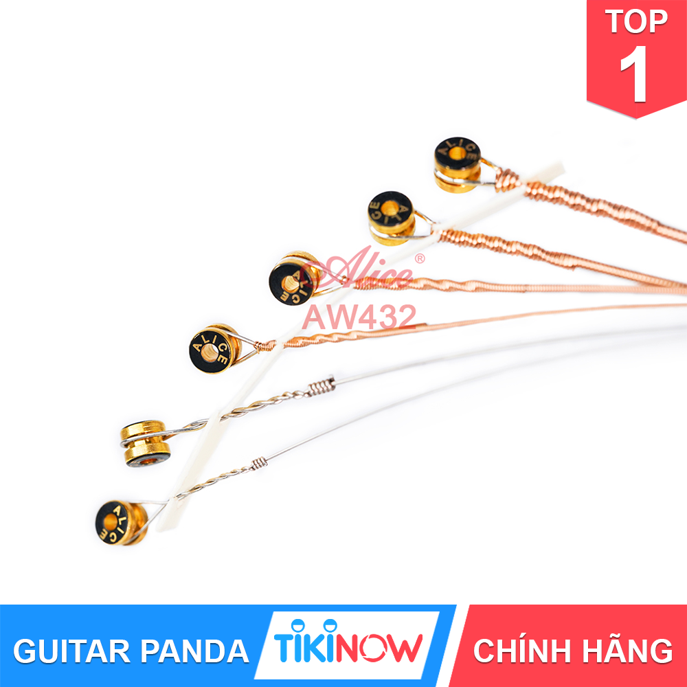 Dây Đàn Guitar Acoustic Cao Cấp Alice AW432 GUITAR PANDA