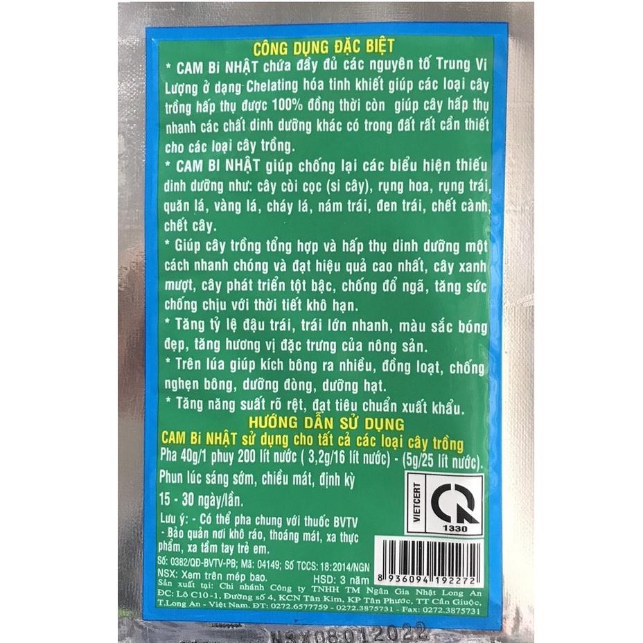 Cam Bi Nhật Phân bón trung vi lượng Siêu Tăng Trưởng gói 40gr