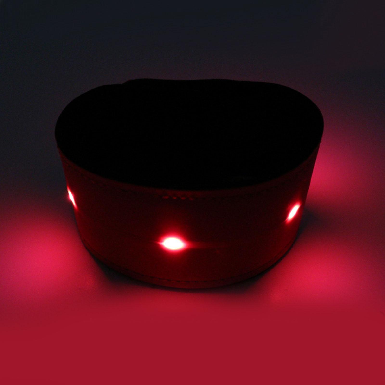 2x Reflective Safety Leg Belt LED Horse Leg Strap Night Cycling Walking Running