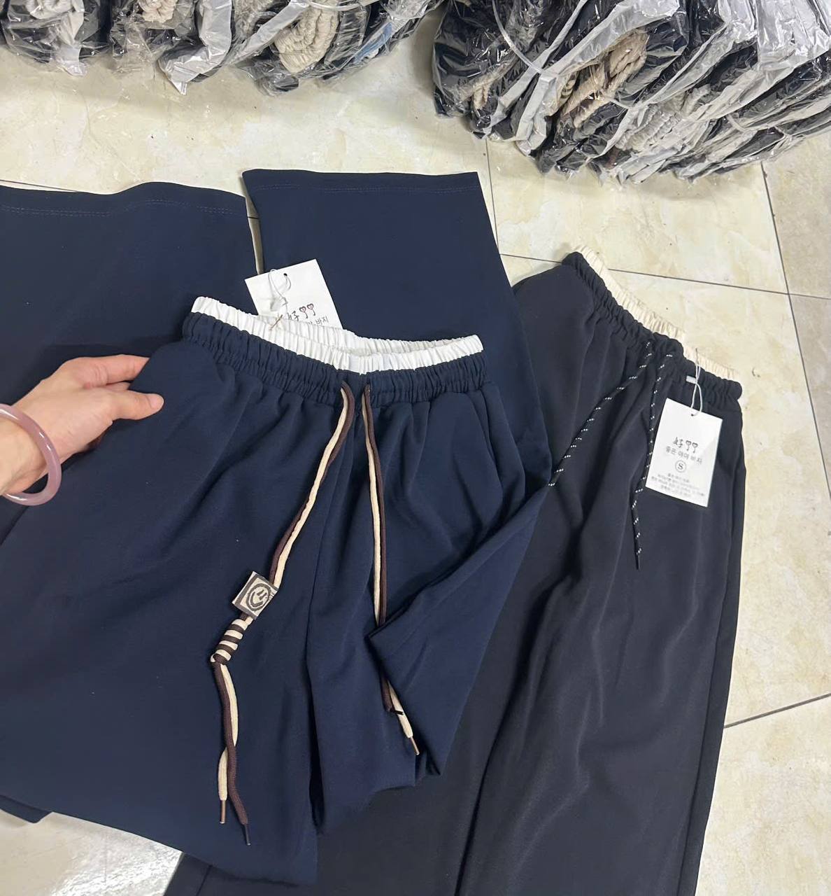 Quần nữ ống rộng lưng chun NeSa Shop, quần kiểu nữ form rộng bigsize chất liệu cao cấp mềm nhẹ mát QNH.65