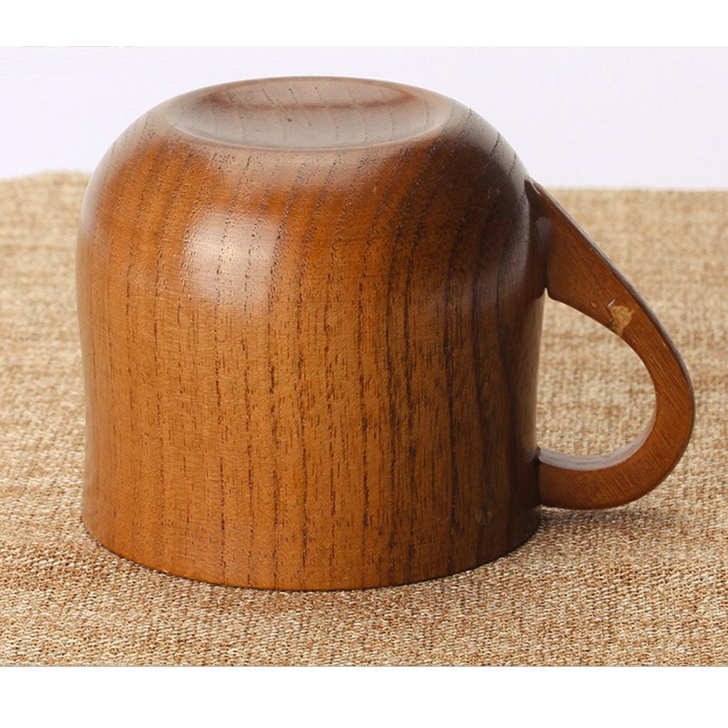 2X Jujube Wood Cup Handmade Coffee Tea Beer Juice Milk Mug Drink 7.5x6.8cm