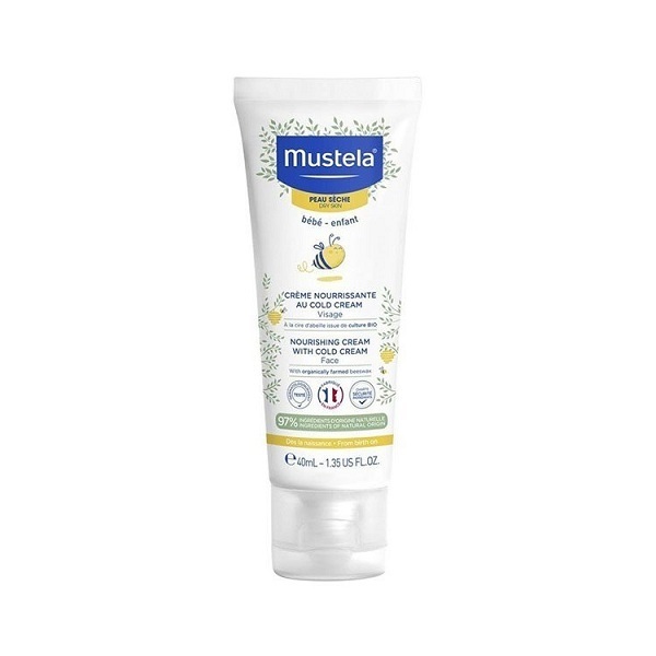 Kem Dưỡng Mustela Cho Bé Da Khô Mustela NOURISHING CREAM WITH COLD CREAM FACE 40ML