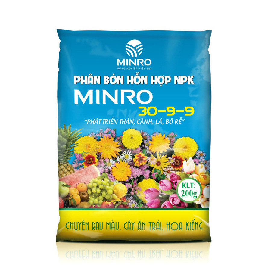 Phân bón hổn hợp NPK Minro 30 - 9 - 9 (1kg)