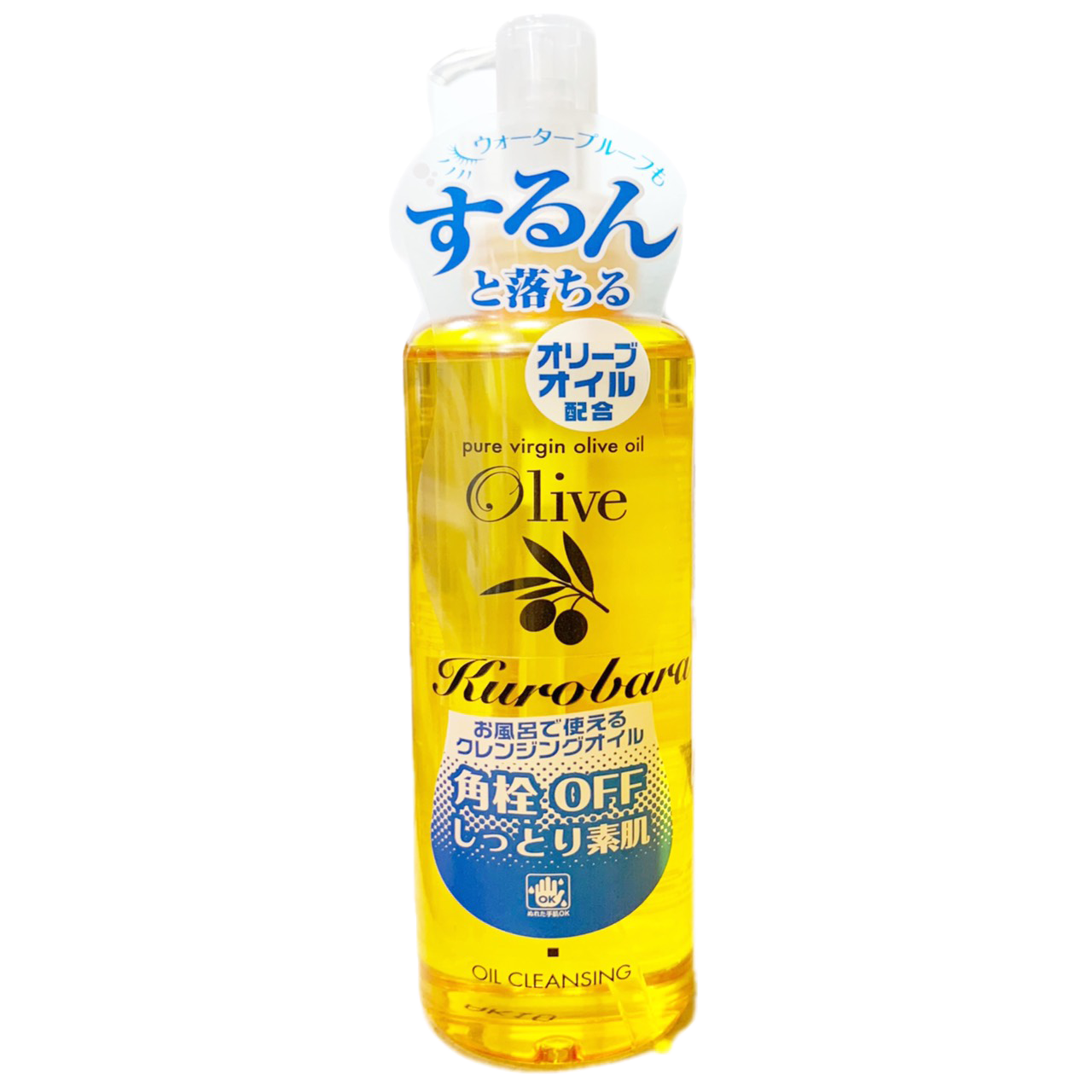 Dầu Tẩy Trang Chiết Xuất Oliu Kurobara Olive Garden Moisturizing Cleansing Oil Chai 200ml