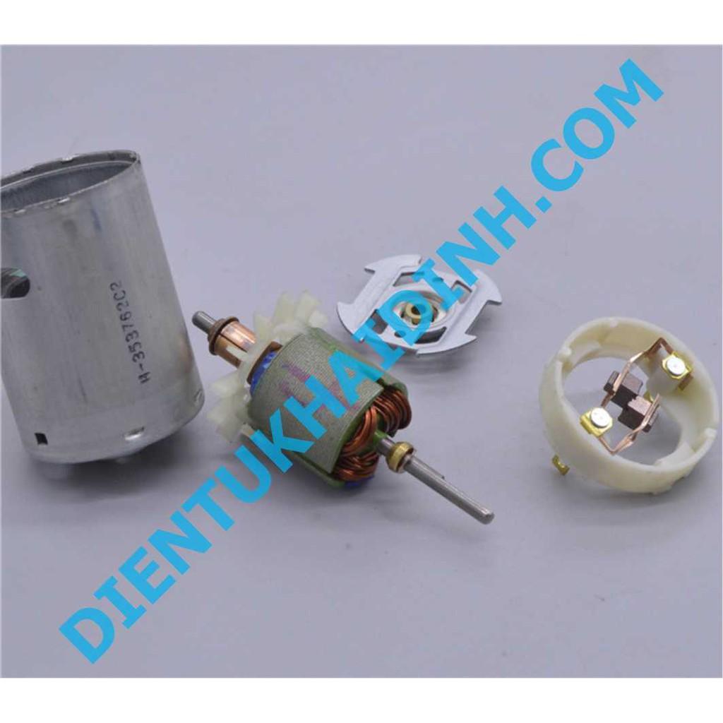 Động cơ DC RS-540, trục 3.17, kiểu D, 12V-22000V/P kde2597