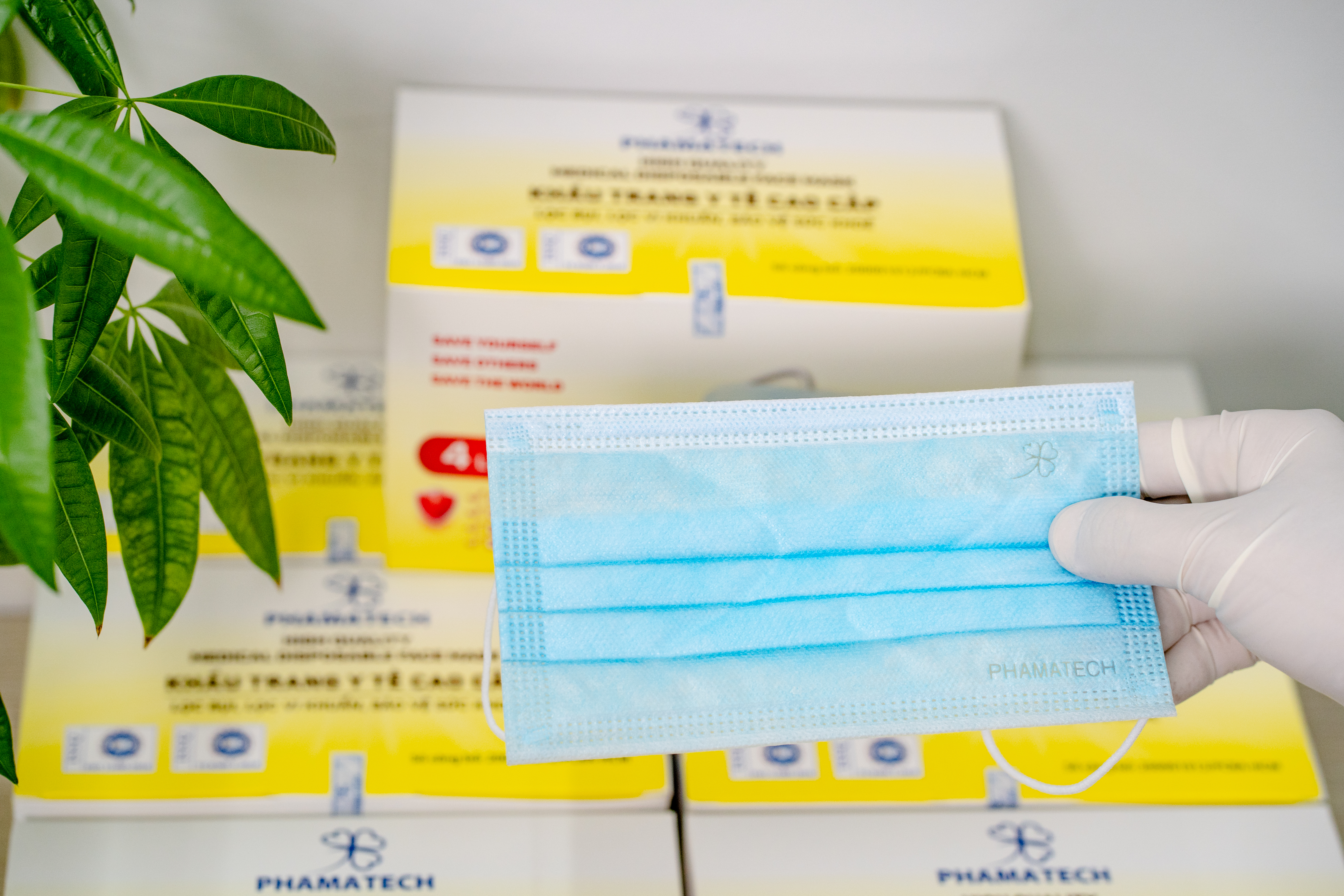 Khẩu Trang Y Tế Phamatech 4 Lớp – Cao Cấp, Lọc Khuẩn, Bụi Mịn