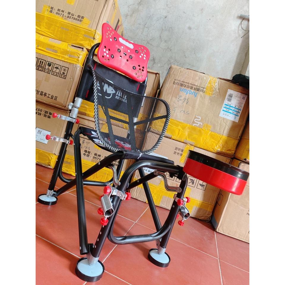 Ghế Câu Đài Hình Cá Chép Tựa Cao Ghế Địa Hình Gồm Đầy Đủ Phụ Kiện Đồ Câu Việt Bắc