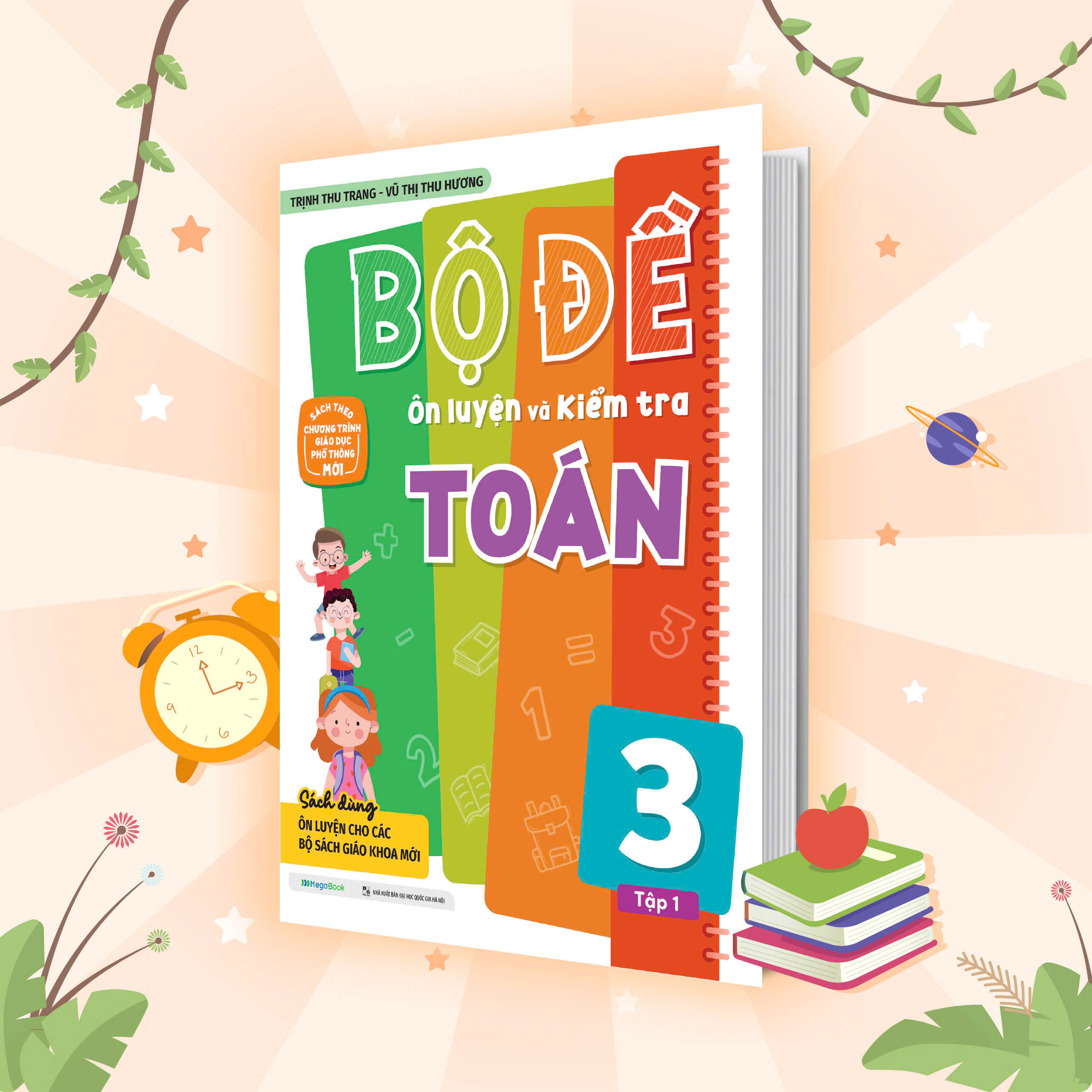 Sách Bộ đề ôn luyện và kiểm tra Toán lớp 3 tập 1