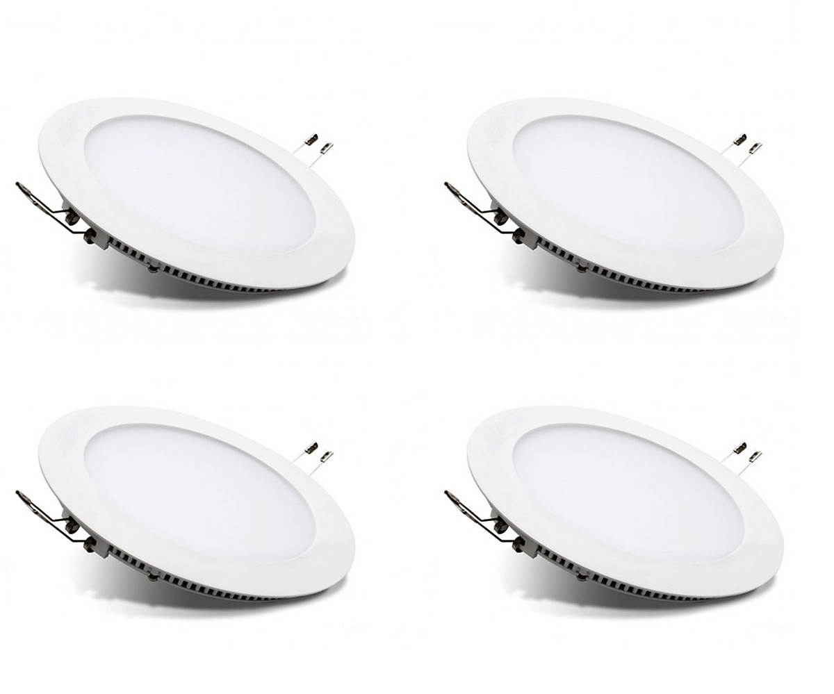 Đèn Led Âm Trần Dạng Tròn 18W Ánh Sáng Trắng Vàng Ấm Áp Với Thiết Siêu Mỏng, Tuổi Thọ Lên Tới 5 Năm