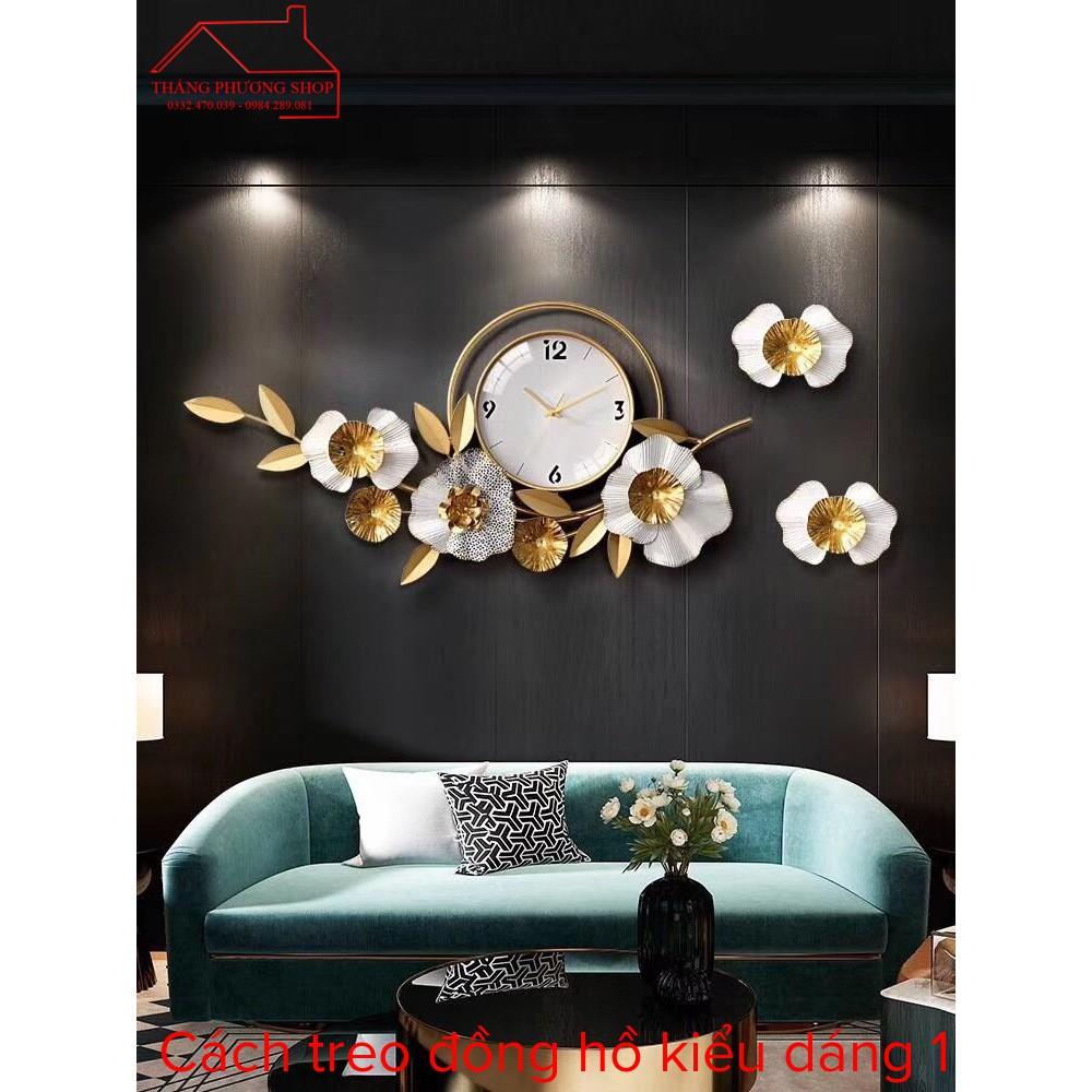 Đồng Hồ Trang Trí Cành Hoa TP-077Y