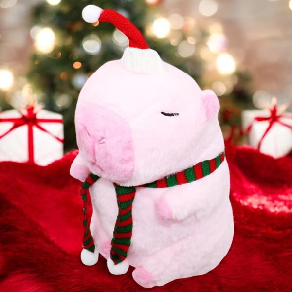 Thú Bông Capybara Noel 25 cm - Nuan Nuan SDST03