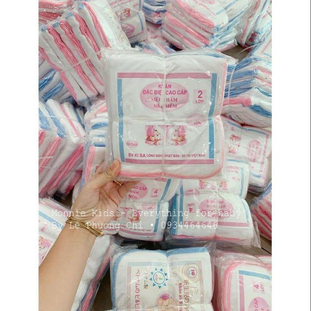 KHĂN SỮA TRẮNG VIỆT NA 2/3/4 LỚP
