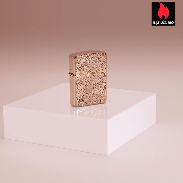 Zippo 49703 – Zippo Carved Armor Rose Gold Design