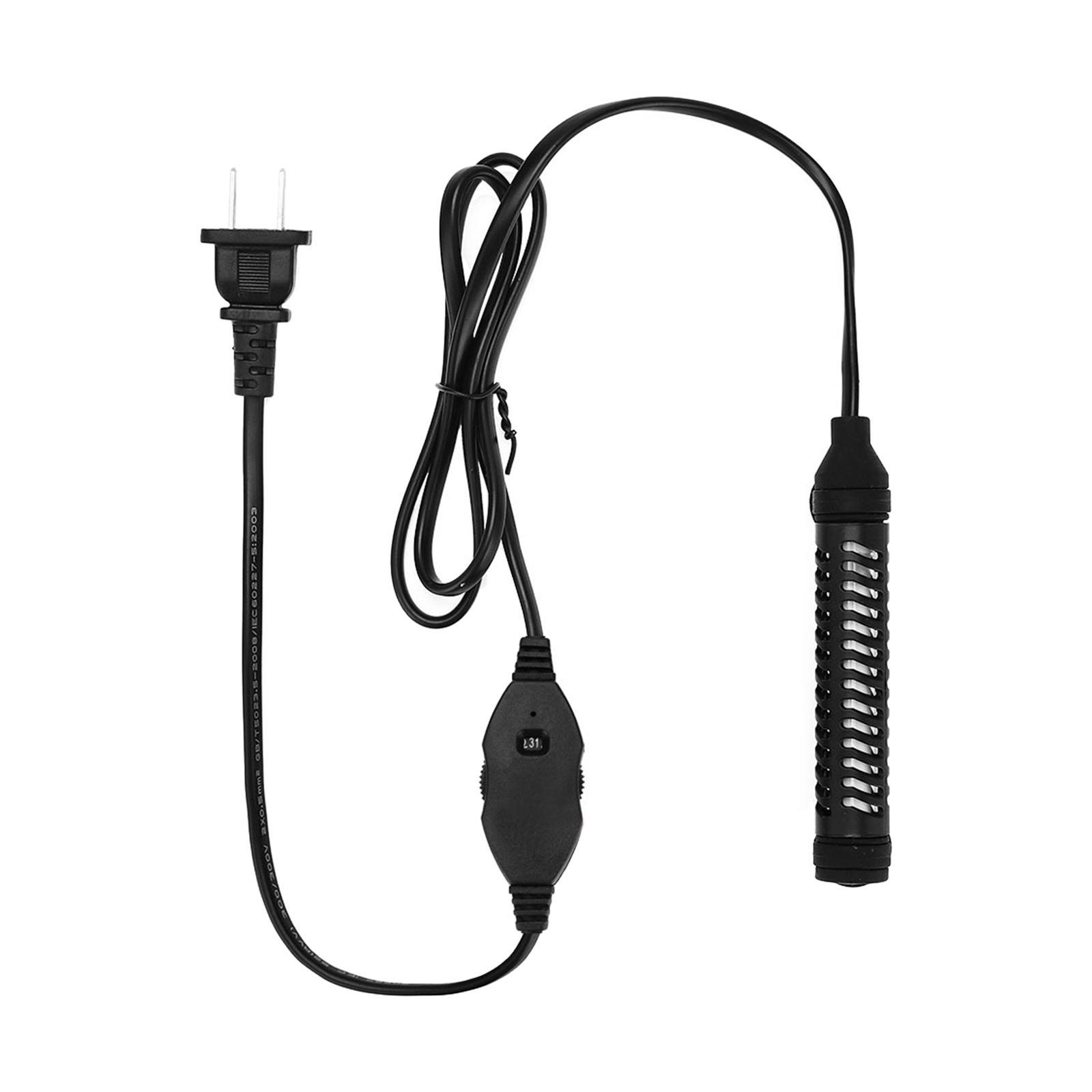 Small Aquarium Heater 50W Submersible Digital Display Fish Tank Heating Rod