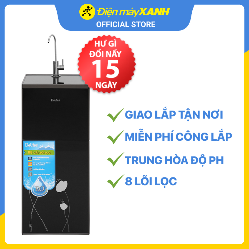 Máy lọc nước R.O Delites DES0820RO 8 lõi - Hàng chính hãng - Giao toàn quốc