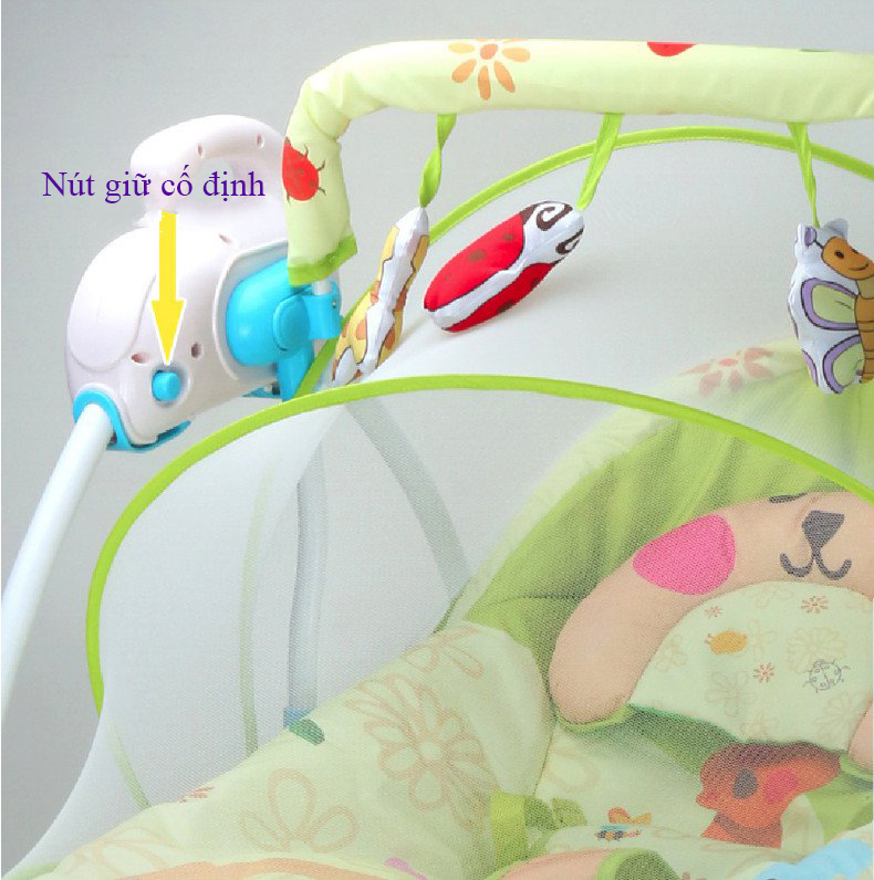 Nôi đưa tự động cho bé có nhạc C3-ST3882