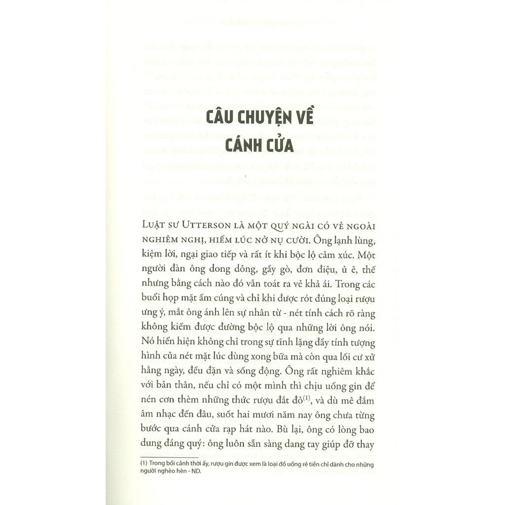 Sách Vụ Việc Dị Thường Về Bác Sĩ Jekyll Và Ông Hyde
