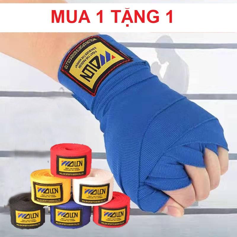 Băng đa Boxing 5m quấn cổ tay đấm bốc võ thuật Muay Thái MMA Handraps bản rộng 5cm