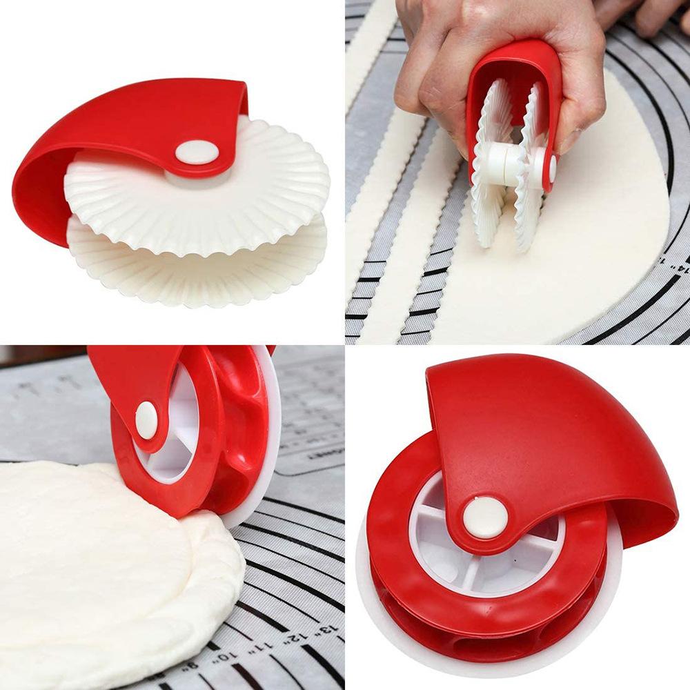 2PCS Trò chơi bánh ngọt trang trí và máy cắt bánh pizza Pizza