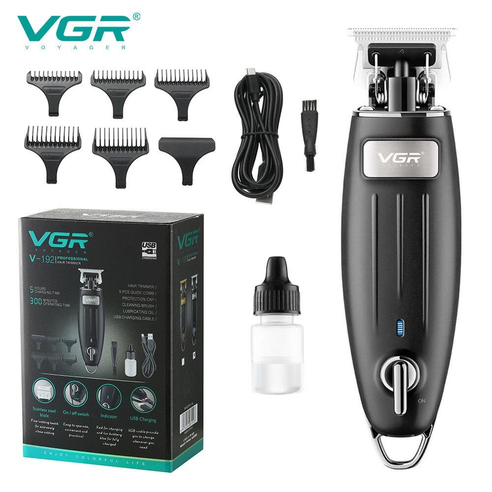 VGR Electric Shaver Hair Clipper Oil Head Rechargeable Hair Clipper Bald Hair Clipper V-192