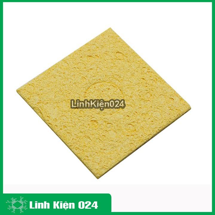 Bọt biển chùi mỏ hàn 6x6 cm (Loại Xịn )