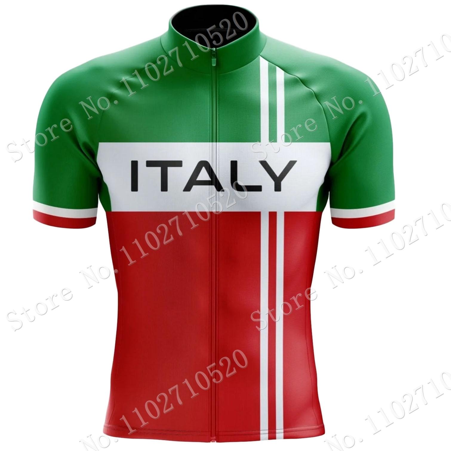 2023 Retro Ý Đi Xe Đạp Áo Xanh Dương Ngắn Tay Mùa Hè Italia Đi Xe Đạp Quần Áo Nam Đường Núi Xe Đạp Áo Sơ Mi Xe Đạp Cao Cấp MTB Color: 1 Size: L