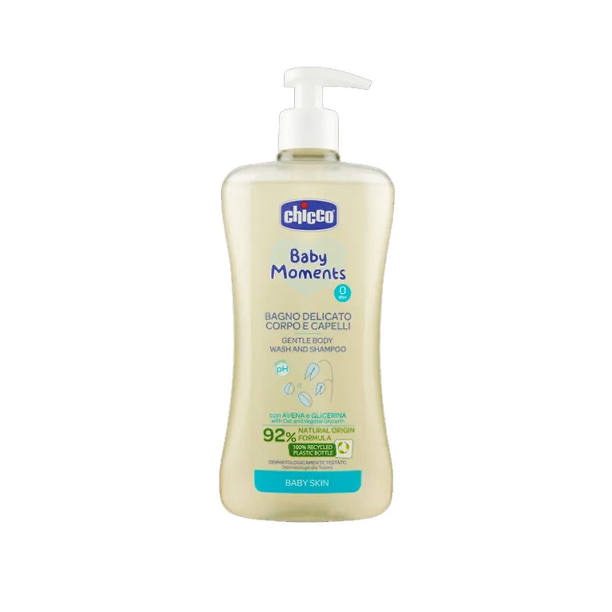 Sữa Tắm Gội Chiết Xuất Yến Mạch 0M+ Chicco
