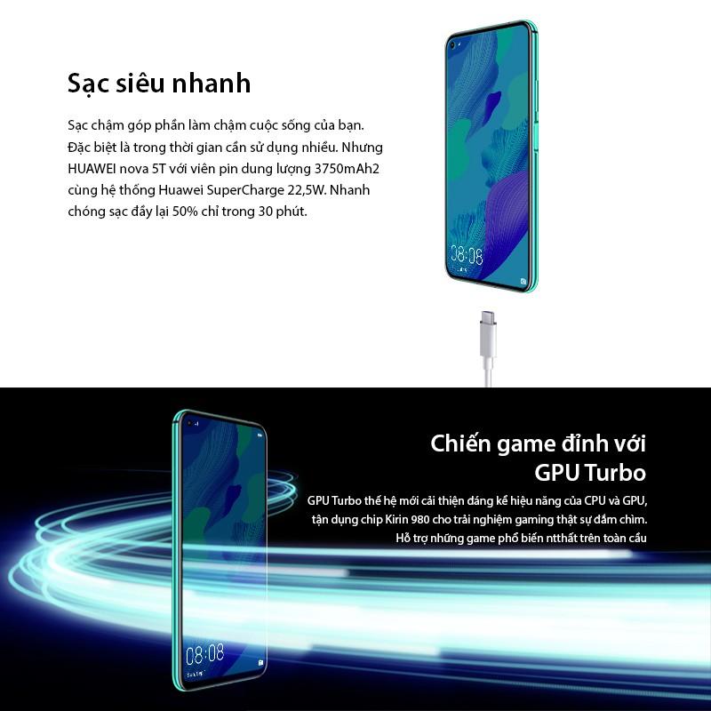 Điện thoại Huawei Nova 5T 8G/128G - Hàng Phân Phối Chính Hãng