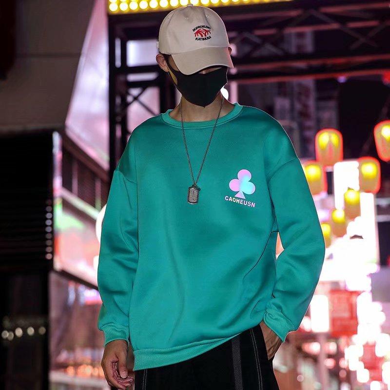 Áo Thun Nam Dài Tay Cổ Tròn Thời Trang Hàn 4 Màu Cỡ M-3Xl